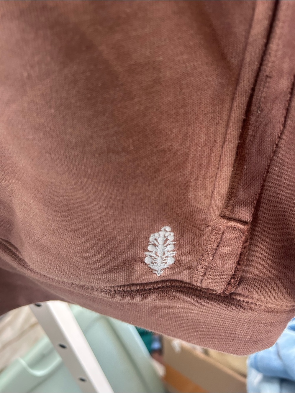 Free People Women's Tie-Dye Pullover Sweatshirt - Sage, Lavender & Brown - Picture 2 of 5